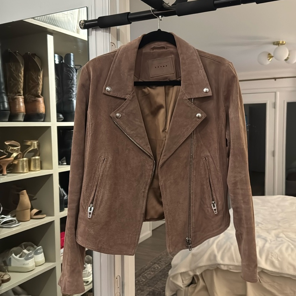 Blank NYC Brown Suede Jacket